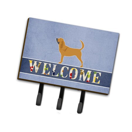 Carolines Treasures Bloodhound Welcome Leash or Key Holder BB5488TH68
